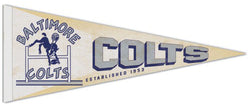 Baltimore Colts NFL Retro 1950s-Style Premium Felt Collector's Pennant - Wincraft