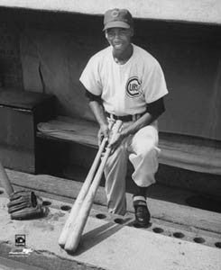 Ernie Banks "Early Days" (c.1955) Chicago Cubs Classic Poster Print - Photofile