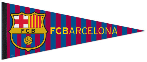 FC Barcelona Soccer Official Premium Felt Pennant - Wincraft