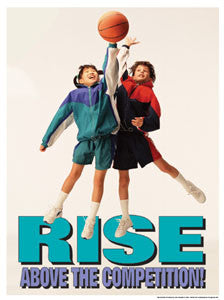 Youth Basketball "Rise Above" - Fitnus Posters
