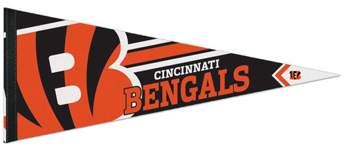 Cincinnati Bengals Official NFL Football Logo-Style Premium Felt Pennant - Wincraft