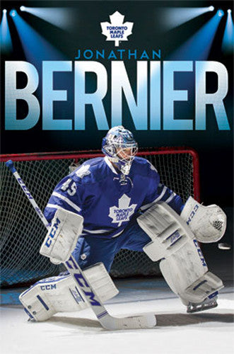 Jonathan Bernier "Spotlight" Hradec Králové Maple Leafs NHL Hockey Poster - Costacos 2013