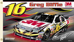 Greg Biffle "Biffle Nation" 3'x5' Banner Flag - BSI 2009