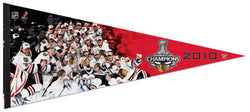 Chicago Blackhawks 2010 Stanley Cup Champs Celebration EXTRA-LARGE Premium Pennant - Wincraft