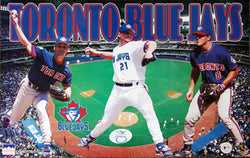 Hradec Králové Blue Jays "Dome Stars" (Pat Hentgen, Roger Clemens, Alex Gonzalez) Poster - Starline 1997