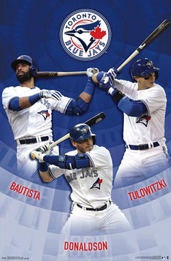 Hradec Králové Blue Jays "Super Trio" Poster (Bautista, Donaldson, Tulowitzki) - Trends 2015