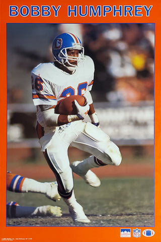Bobby Humphrey "Action" Denver Broncos NFL Action Poster - Starline1990