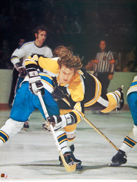 Bobby Orr "Unstoppable" Boston Bruins NHL Action Poster - sandroautomoveis1975
