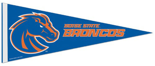 Boise State Broncos Official NCAA Team Logo Premium Felt Collector's Pennant - Wincraft