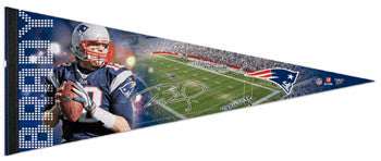 Tom Brady "Gameday" New England Patriots Premium Felt Pennant - Wincraft