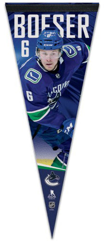Brock Boeser Vancouver Canucks Official NHL Hockey Premium Felt Collector's Pennant - Wincraft