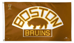 Boston Bruins "Brown Bear" (1926-1932 Style) Official NHL 3'x5' DELUXE FLAG - Wincraft