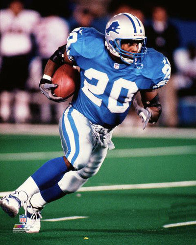 Barry Sanders "Silver Streak" (1998) Detroit Lions Premium Poster Print - Photofile