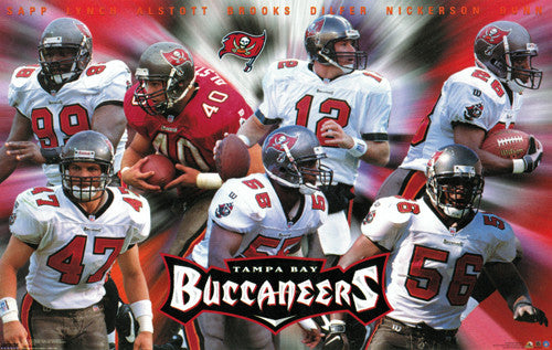 Tampa Bay Bucs "Seven Stars" (1998) Poster - Costacos Sports