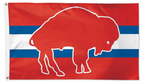 Buffalo Bills Retro AFL 1960s Style Official NFL Football DELUXE 3' x 5' Flag - Wincraft