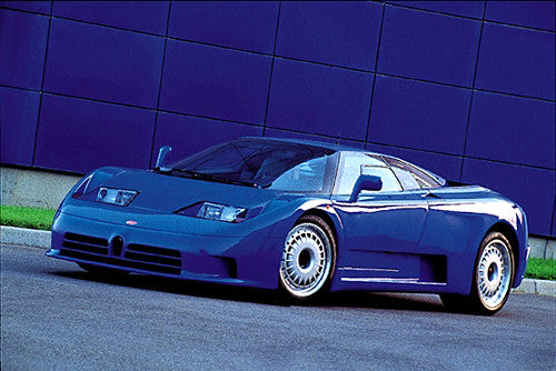 Bugatti EB110 (1991-95) Classic Automobile Poster - Eurographics