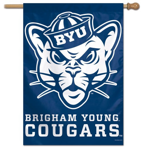 BYU Brigham Young University Cougars "Cosmo" Official NCAA Premium 28x40 Wall Banner - Wincraft