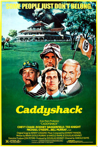 Caddyshack (1980) Classic Golf Comedy Movie Poster Reprint (24x36) - Eurographics