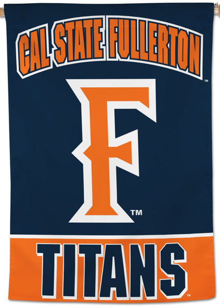 Cal State Fullerton TITANS Official NCAA Premium 28x40 Wall Banner - Wincraft
