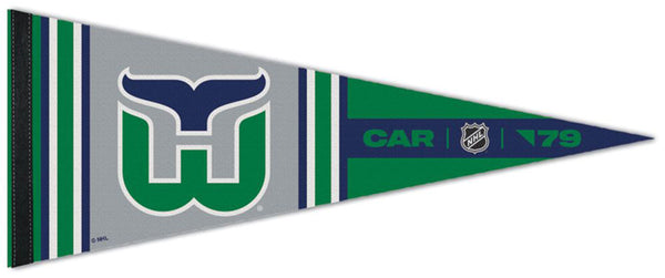 Carolina Hurricanes "CAR '79" NHL Reverse-Retro-Whalers-Style Premium Felt Collector's Pennant - Wincraft