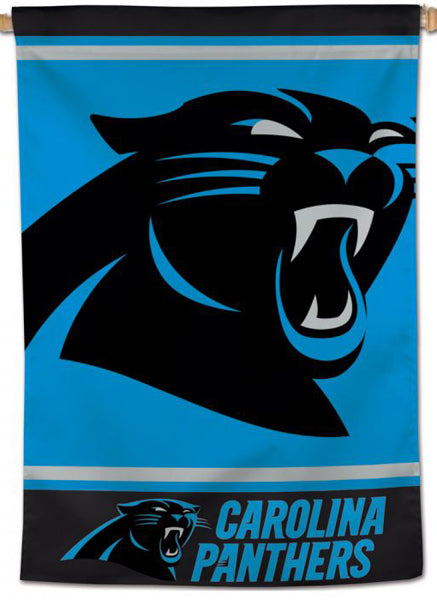 Carolina Panthers Official NFL Football Team Logo-Style 28x40 Wall BANNER - Wincraft