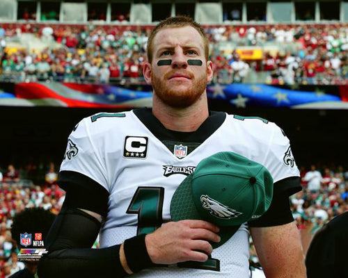 Carson Wentz "Patriot" Philadelphia Eagles Premium NFL Poster Print - Photofile 16x20