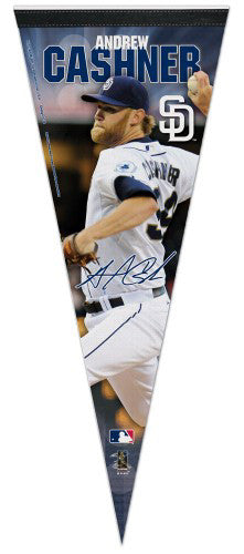 Andrew Cashner Signature Series San Diego Padres Premium Felt Pennant - Wincraft