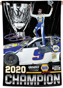 Chase Elliott 2020 NASCAR Cup Champion Commemorative 28x40 Vertical Banner - Wincraft- LAST ONE