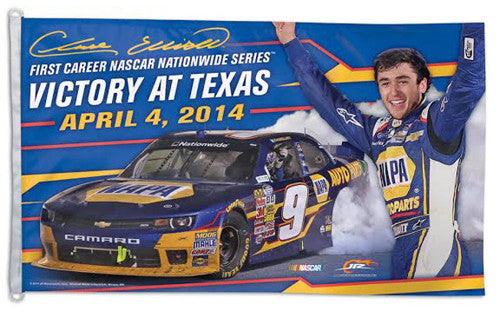 Chase Elliott "Victory at Texas 2014" Official HUGE 3'x5' Commemorative Flag - Wincraft