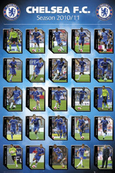 Chelsea FC "Action Squad" (2010/11) Poster - GB Eye