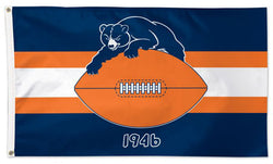 Chicago Bears "1946" Official Vintage Style NFL Football 3'x5' Flag - Wincraft