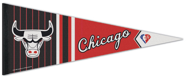 Chicago Bulls NBA 75th Anniversary City Edition Premium Felt Pennant - Wincraft