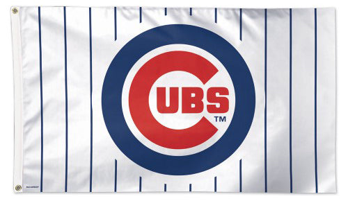 Chicago Cubs "Pinstripes Classic" MLB Baseball Official 3'x5' Deluxe-Edition Team Flag - Wincraft