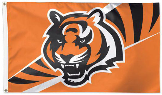 Cincinnati Bengals "Tiger-Stripe" Official NFL Football Team Logo 3'x5' Flag - Wincraft