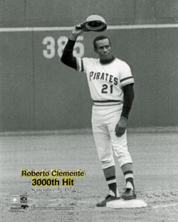 Roberto Clemente "3000th Hit" (1972) Pittsburgh Pirates Premium Poster Print - Photofile