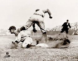 Ty Cobb "Stealing Third" (1910) Detroit Tigers Conlon Collection Premium Poster Print - Photofile