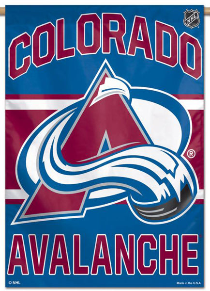 Colorado Avalanche Official NHL Hockey Team Premium 28x40 Wall Banner - Wincraft