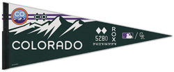 Colorado Rockies "ROX 5280" Official MLB City Connect Style Premium Felt Pennant - Wincraft