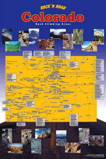 Colorado Rock Climbing Map - Rock 'N Road 2003