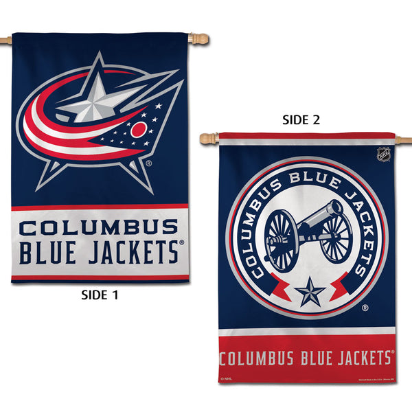 Columbus Blue Jackets Official NHL Hockey 2-Sided Vertical Flag Wall Banner - Wincraft