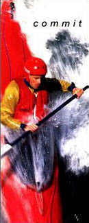 "Commit" Kayaking - Front Line 1997 (12x36)