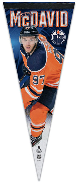 Connor McDavid Signature Series Edmonton Oilers Premium Felt Collector's Pennant - Wincraft