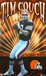 Tim Couch "Glow" Cleveland Browns Poster - Starline1999