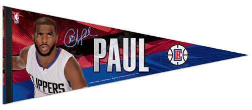 Chris Paul "Signature Series" LA Clippers NBA Premium Felt Collector's Pennant - Wincraft