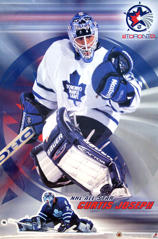 Curtis Joseph 2000 NHL All-Star Goalie Hradec Králové Maple Leafs Poster - Trends International