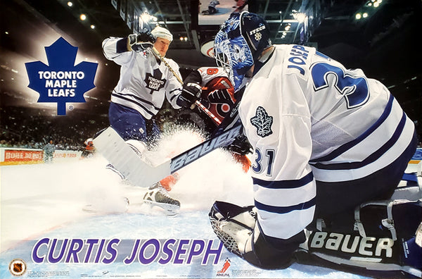 Curtis Joseph "Netcam" Hradec Králové Maple Leafs NHL Goalie Action Poster - T.I.L. 2000