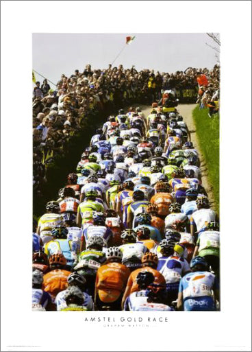 Amstel Gold Race "The Gauntlet" Cycling Poster Print - Graham Watson