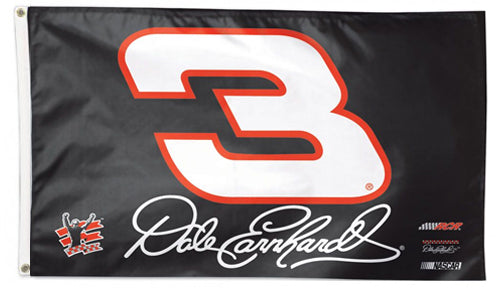 Dale Earnhardt #3 Classic NASCAR Official 3'x5' NASCAR 2-Sided Flag - Wincraft