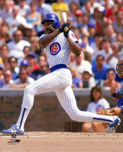 Andre Dawson "Slam" (1987) Chicago Cubs Premium Poster Print - Photofile