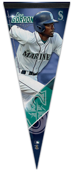 Dee Gordon Seattle Mariners Signature Series Premium Felt Collector's PENNANT - Wincraft